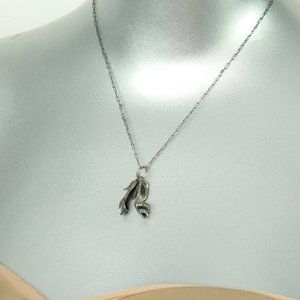 Shoe Charms on Gun Metal Chain